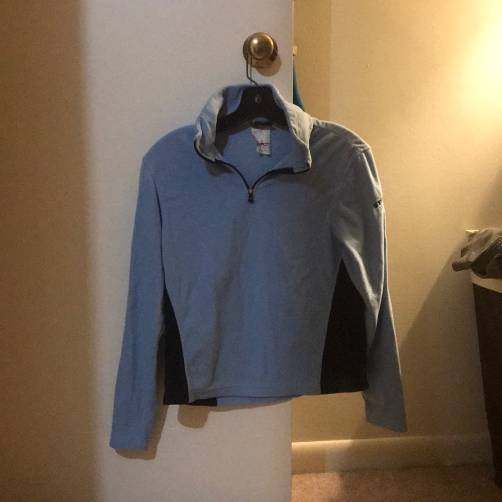 Blue fleece pullover by Stryke by Spyder